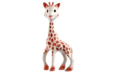 Model mum Miranda Kerr snapped with popular baby product Sophie the Giraffe
