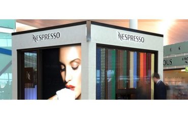 Nespresso airport pop up concept