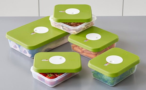 Dial stackable storage containers