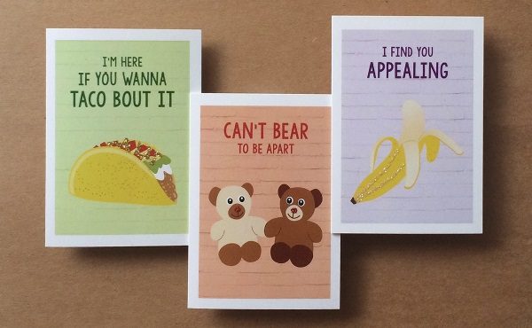 Humour greeting card ranges