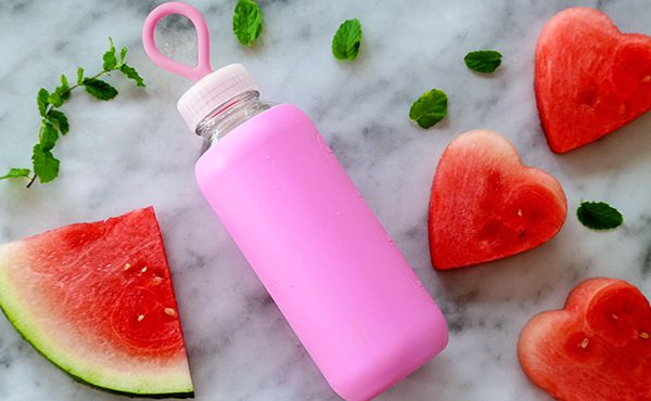 Watermate silicone glass water bottle