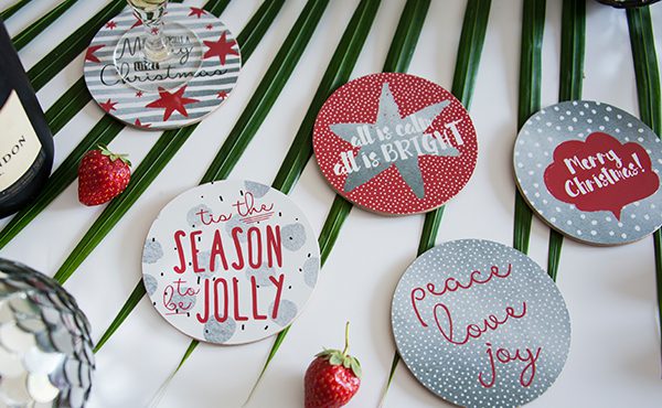 Christmas coasters