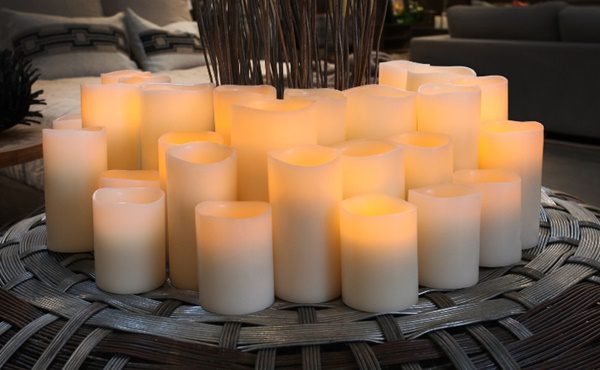 Classic Ivory flameless candles