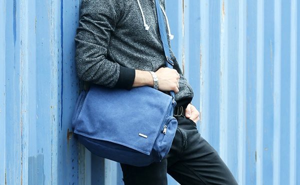 Leather & Canvas City knapsack