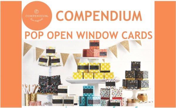 Pop-open window cards