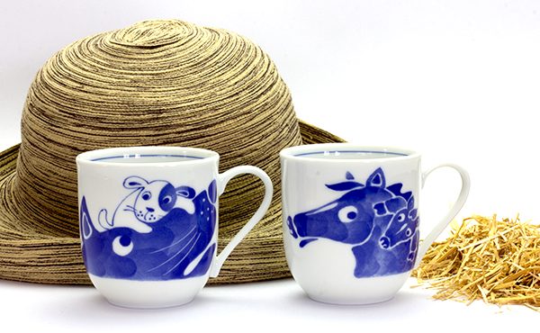 Zodiac Animals mugs Japanese style