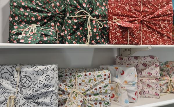 Reusable wrapping paper brand launches