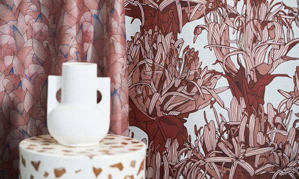 Bay Lines wallpaper & textile collection