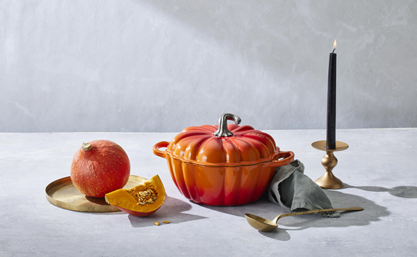 A parade of pumpkins for the table